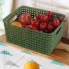 Ucake Plastic Kitchen Basket, Small Woven Storage Baskets, 6 Packs