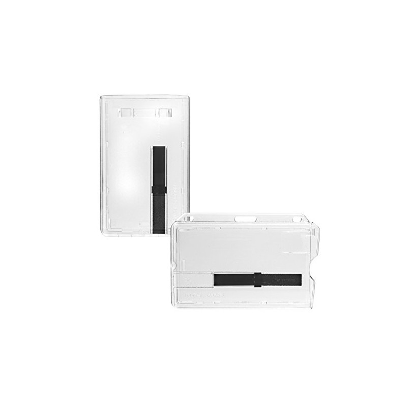 Karteo Horizontal ID Holder [Pack of 1] Card Holder Polycarbonate