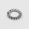 ANCLLO 300 Pcs Stainless Steel Star Tooth Lock Washers Assortment,