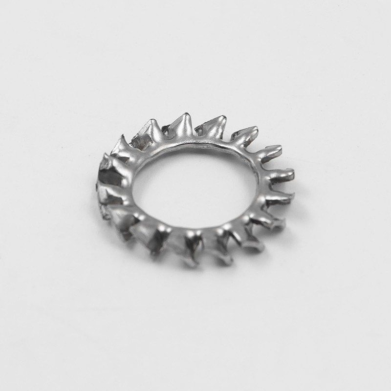 ANCLLO 300 Pcs Stainless Steel Star Tooth Lock Washers Assortment,