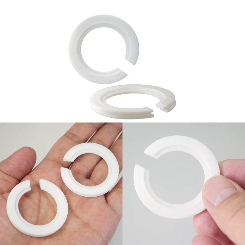LIAMGUS 6 PCS lampshade Reducer Ring, E27 to E14 Lampshade