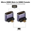 AreMe 8K Micro HDMI to HDMI Adapter (2 Pack), Up