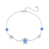 POPLYKE Infinity / Butterfly / Turtle Anklet for Women 925