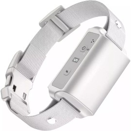 Unbranded Pet Dog Training Shock Collar Anti Barking Sound Vibration Battery Powered USA - Grey white