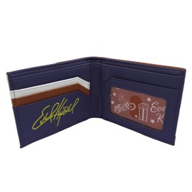 Z Wind Ups Evel Knievel Signature Men’s Wallet - Bifold Leather Wallet with Evel Knievel Logo - Stylish Gift for Fans & Collectors