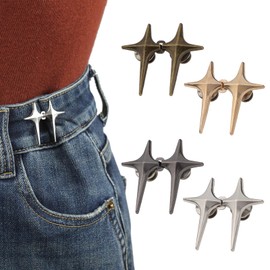 Pants Tightener for Waist Women Jean Tightening Clips Jean Pins to Make Waist Smaller Adjust Waist Clips Pant Pins 4Set