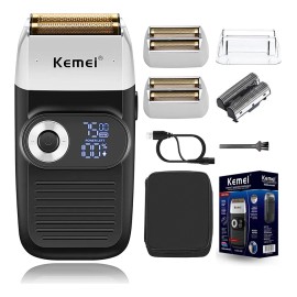 Rasuradora Kemei Km-2026 De 110v 240v Recargable