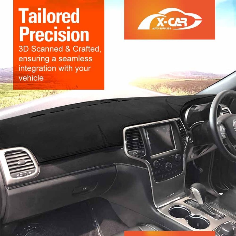 X-CAR Dash Mat for Jeep Grand Cherokee 2011-2021 Non-Slip Microfiber