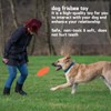 Bansusu Dog Frisbee Toy Set, 2-Pack Non-Toxic Rubber Flying Discs,
