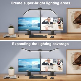 Marbosa Led Desk Lamp for Office Home, Architect Desk Lamp with Clamp, Ultra Bright Dimmable Table Light, Stepless Dimming and Tempering Desk Light for Workbench Drafting Reading Study (Black)
