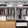 Alipis Adjustable Closet Tension Shelf - Expandable Storage Rack for