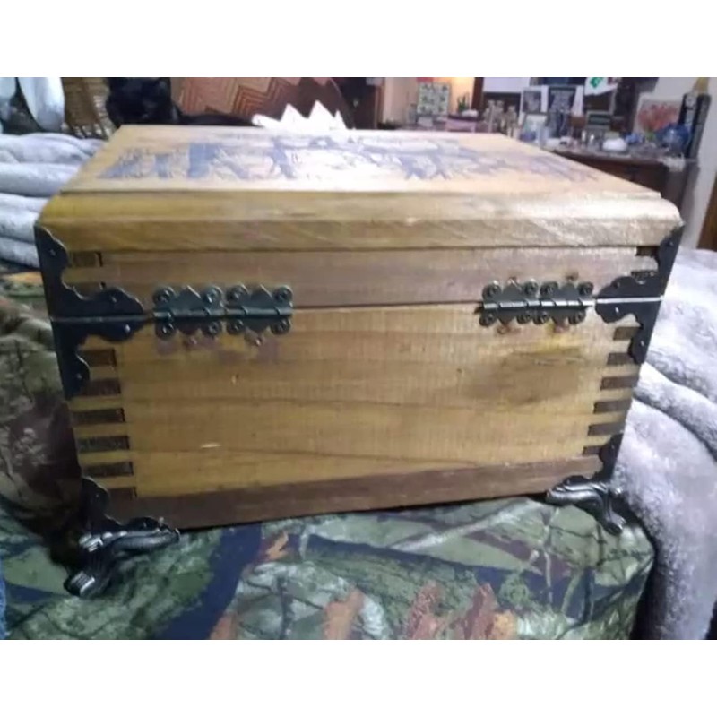 Generic Antique Lock Latch Hasp Hinges Handle Box Corner Protectors