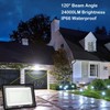 Sunkkes 200W LED Flood Lights 3 Pack, Outdoor IP66 Waterproof,