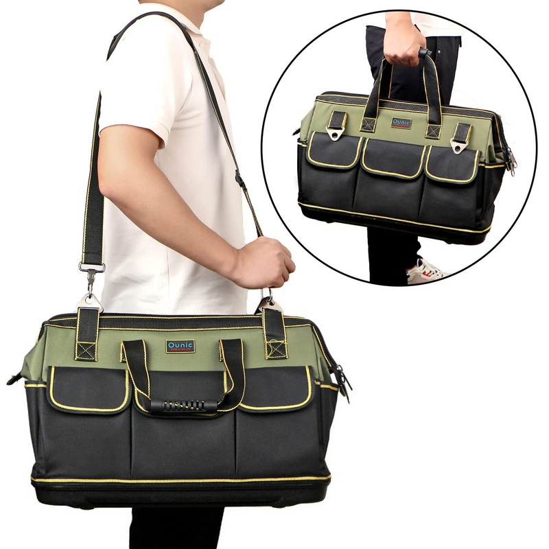 Tool Bag, Ounic 20 Inch Large Tool Bag Heavy Duty