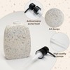 Asashizen Classic Terrazzo Retro Resin Soap Dispenser Bathroom, Easy to