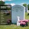 Headstone Cleaner for Graves & Memorials, Granite Cleaner, Removes Dirt