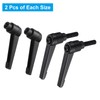 uxcell 4pcs Clamping Lever Adjustable Handle Set Metric M6 x