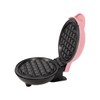 Jocca - Round Waffle Iron in Pink, 500 W, Non-Stick