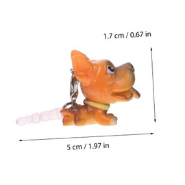 SEWACC 12Pcs Cartoon Dog Earphone Jack Plugs Creative Headphone Dust Covers for Phones Random Styles Durable for Pet Lovers