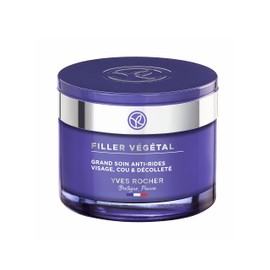 Yves Rocher Filler Vegetal Intense Envejecimiento y Cuidado de la Piel Madura - Cara, Cuello Tarro Escote, 75 ml                                      