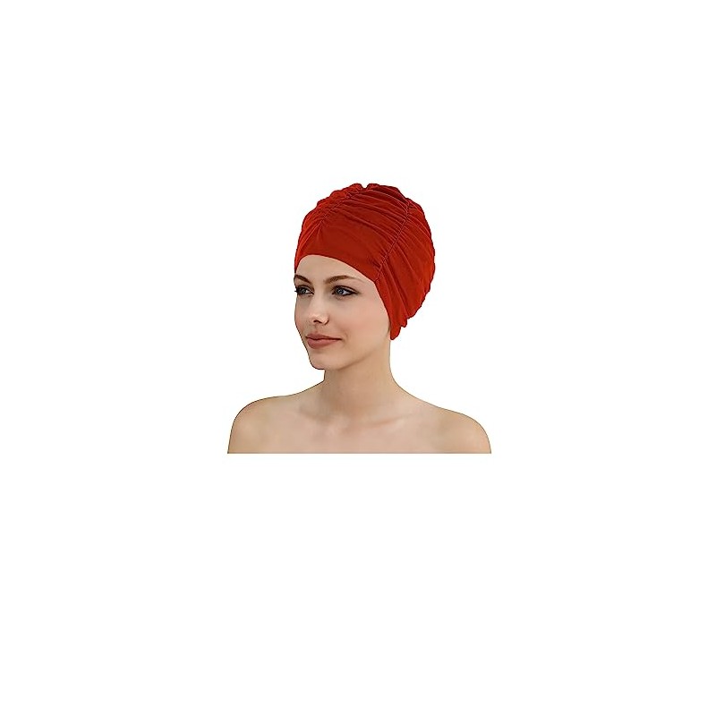 Fashy Women fabric swim caps Fabric Swim Cap With Plastic