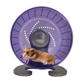 Petest Hamster Exercise Wheel, Silent Spinner Hamster Running Wheels, Diameter 6.7 inch, Purple