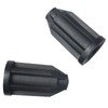 GWYAN 10 Pcs Black Caster Rod Insert Sleeve Insert Plastic