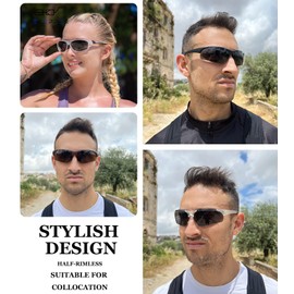 Eyekepper TR90 - Gafas de sol bifocales irrompibles para deportes de béisbol, correr, pesca, conducción, golf, sóftbol, senderismo, marrón (Matte Tortoise Frame/Brown Lens), Talla unica