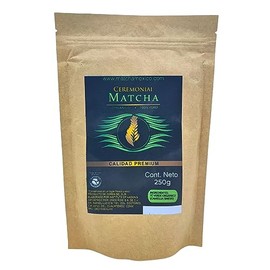 Matcha México Té Matcha Orgánico Ceremonial, Grado Ceremonial, 100 Puro,250g, 80 Tazas                                                                