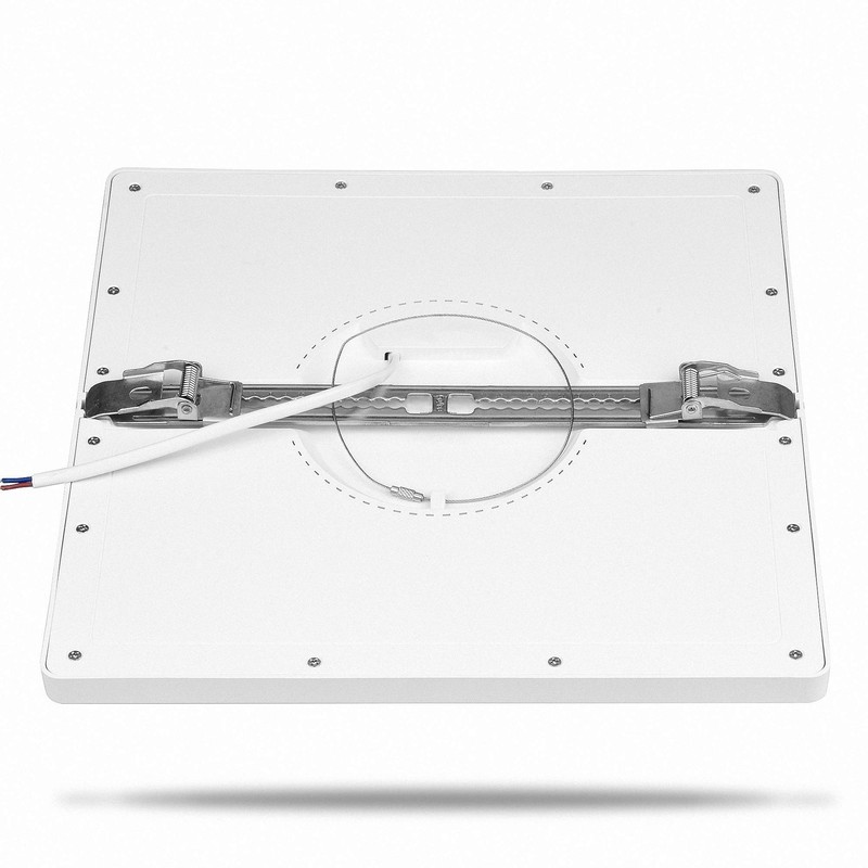 Mextronic LED Recessed Panel Square Warm White 12 W Diameter