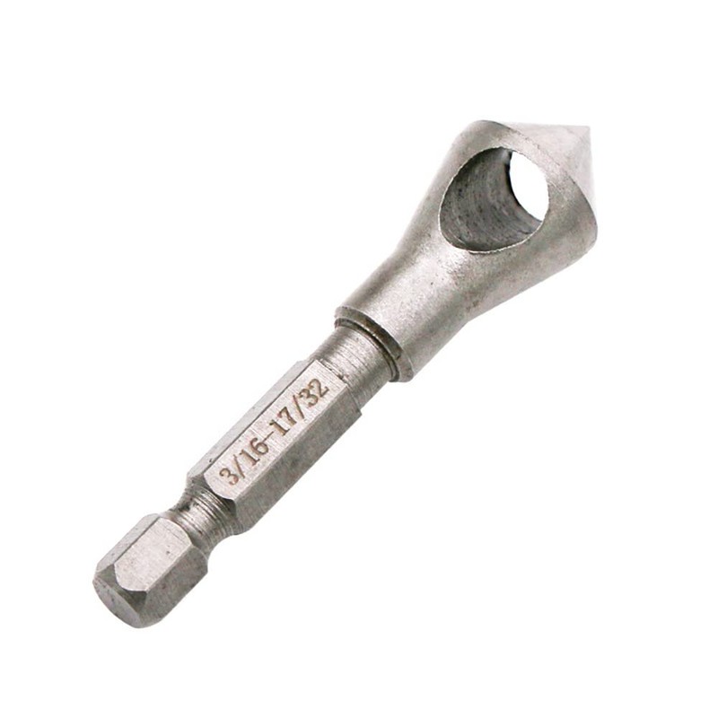 Countersink Deburring Drill Bit Set, 3 Pcs 90 Degree Countersink