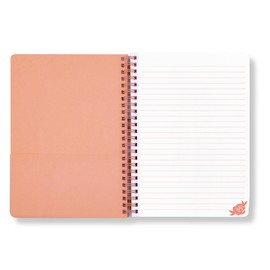 Steel Mill & Co Cute Mini Spiral Notebook, Small 8.25" x 6.25" Journal with Durable Hardcover and 160 Lined Pages for Journaling/Work/School, Full Posey
