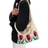 Anopo Women's Crochet Tote Bag Aesthetic Fairy Hobo Bag Flower
