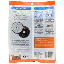 Catit 50029 Filtros de Repuesto de Doble acción, 2 Unidades (Paquete de 1)                                                                            