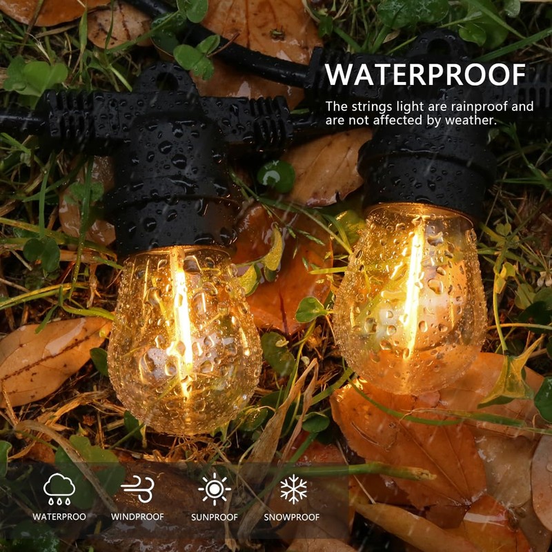 KGC 30 Pack Shatterproof & Waterproof S14 Replacement LED Light