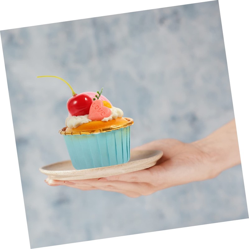 WINOMO 6 Pcs Simulated Food Cupcake Model Food Samples Cupcake