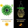 4Pack Solar Pineapple Lights Outdoor,60LED , Waterproof Hanging Pineapple Lanterns,
