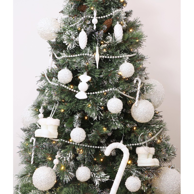 Christmas Concepts® Pack of 5-100mm Christmas Tree Baubles - Iridescent