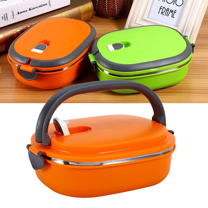 Stainless Steel Bento Box, Leakproof Lunch Box with Handle Insulated