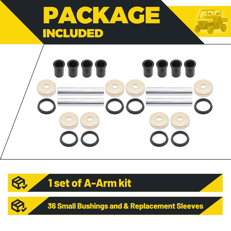TEBEDI A Arm Bushing Kit Compatible with 2015-2022 Honda TRX500