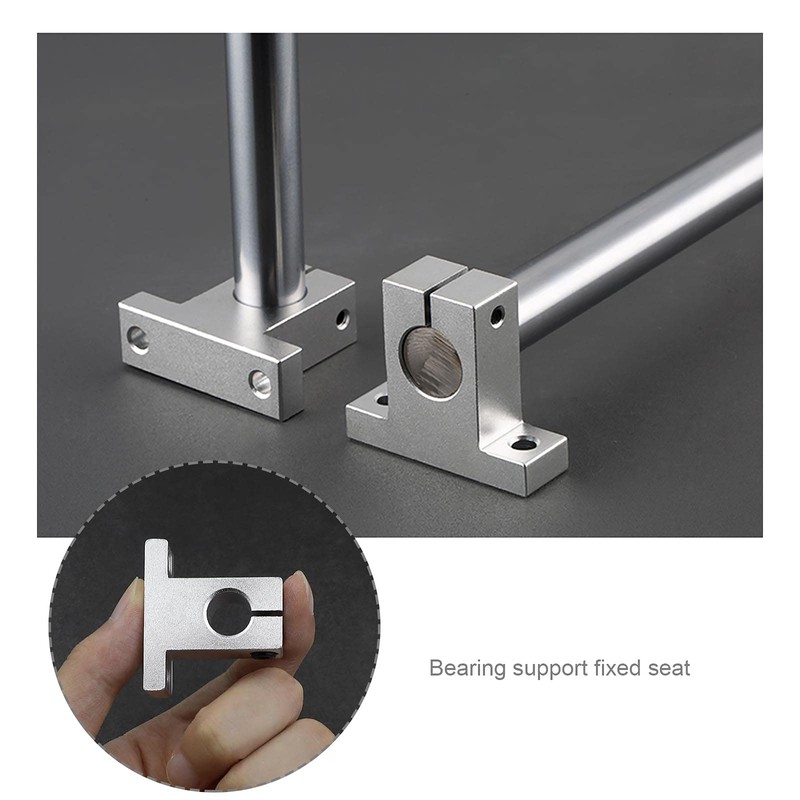 eMagTech 4pcs SK20 Linear Shaft Support Bracket Mount 20mm CNC