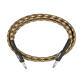 Fender Professional Series Tweed Instrument Cable, Straight/Straight, Desert Camo, 10ft