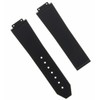 Ewatchparts 21MM RUBBER SILICONE BAND STRAP DEPLOYMENT CLASP COMPATIBLE WITH