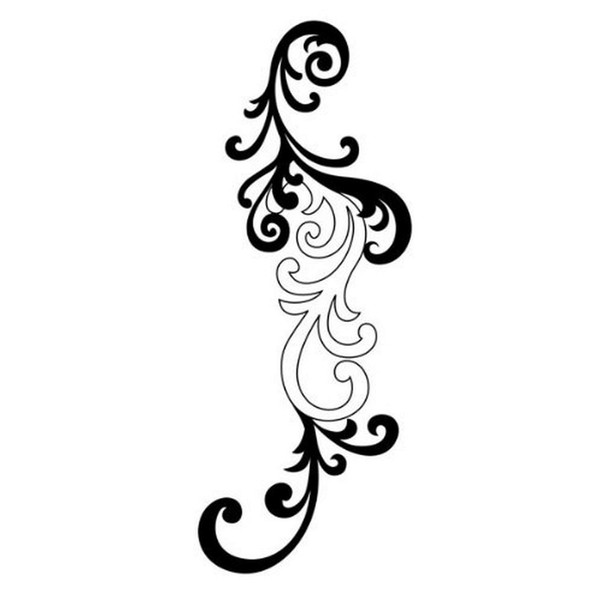 Prima 920517 10-1/2 by 7-1/4-Inch Donna Downey Foam Stamp, Swirls