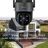 Kittyhok Solar Camera Security Outdoor | 2k Black Wireless Security