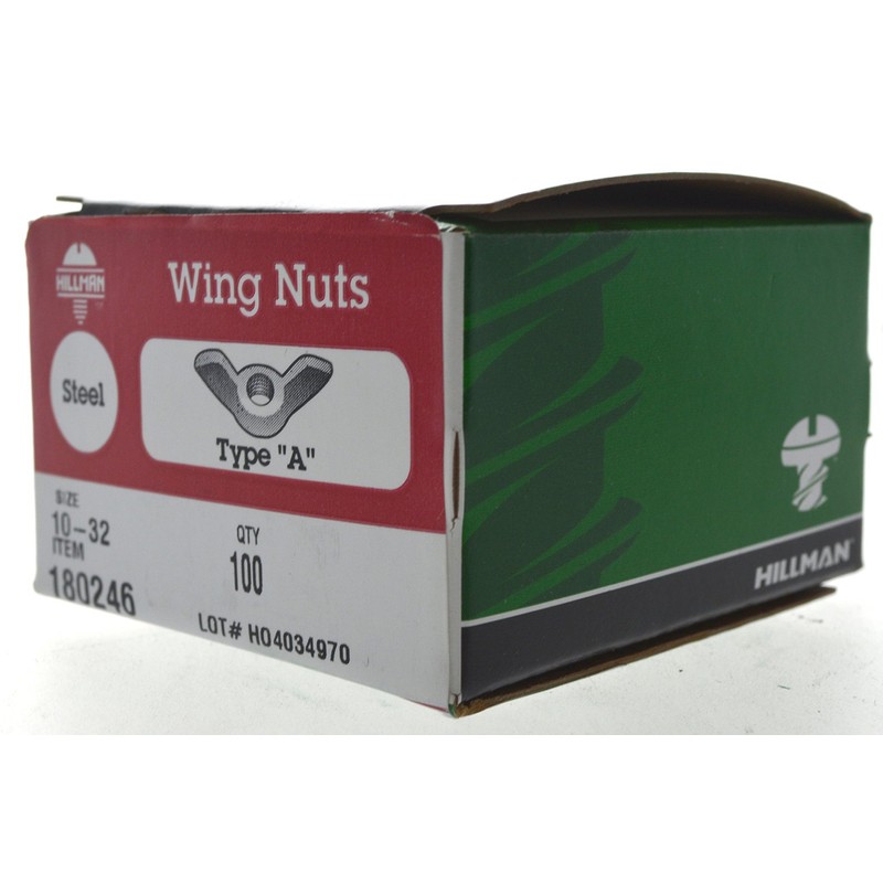 The Hillman Group 180246 Type A Wing Nut, 10-Inch by