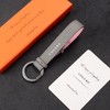 COGURE COPKRB Key Chain Bag Charm Genuine Leather Carabiner Ring