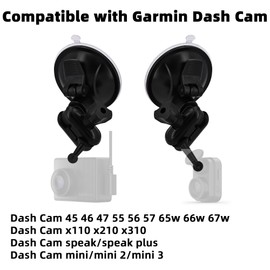 iSaddle for Garmin Truck GPS Mount DriveSmart 86 76 66 dezl OTR1020 820 720 620 RV 1095 895 795 Overlander & Dash Cam 65w 66w 67w & RV XL GPS & Vehicle Nuvi Large GPS Windshield Mount 6 Heads Included