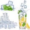 LPAMABA Pack of 120 20 mm Plastic Ice Cubes Plastic