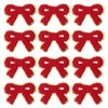 PATIKIL Bow Patches, 12 Pcs Chenille Iron on Patch Bow